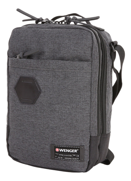 

Сумка наплечная вертикальная (cерая)