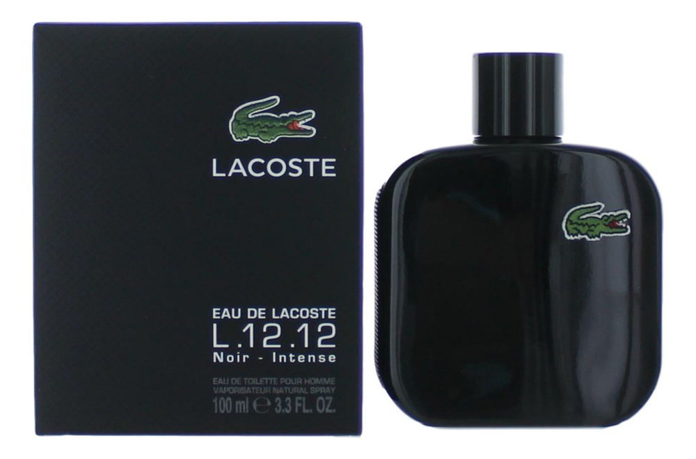 Купить Eau de Lacoste L.12.12 Noir Intense: туалетная вода 100мл