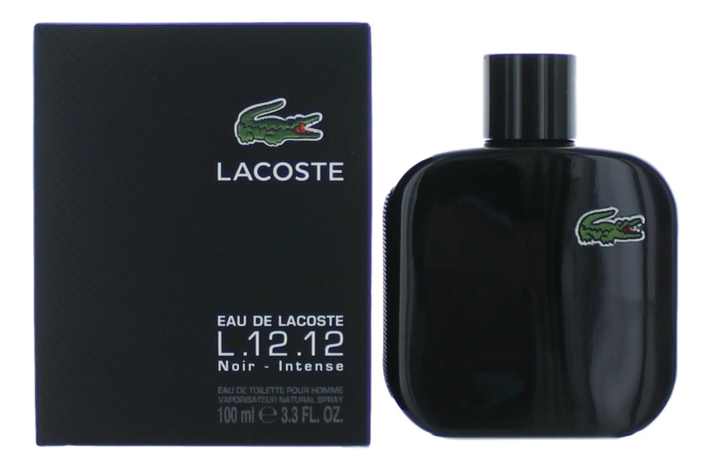 

Eau de Lacoste L.12.12 Noir Intense: туалетная вода 100мл уценка, Eau De Lacoste L.12.12 Noir Intense