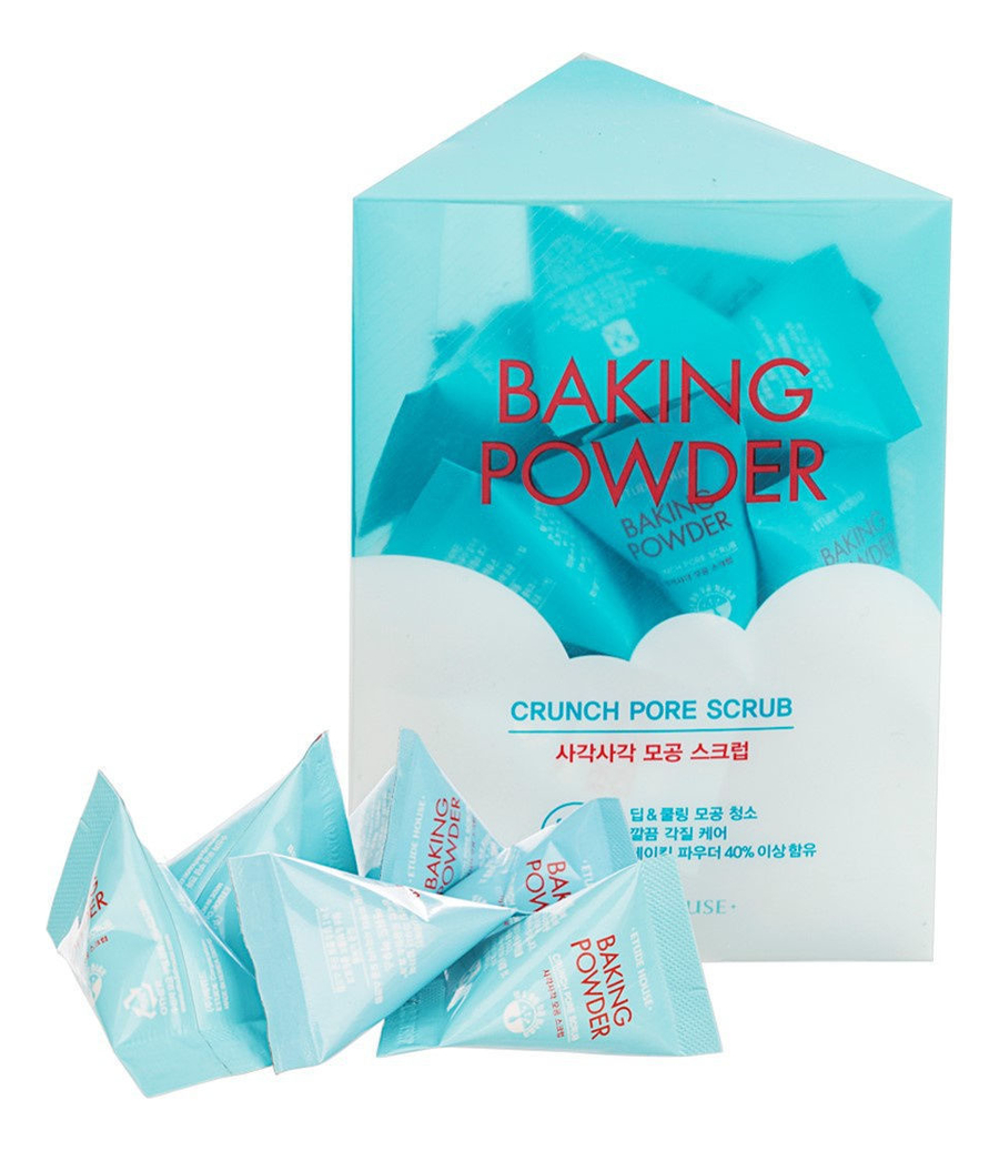 Скраб для лица Baking Powder Crunch Pore Scrub 24*7г: Скраб 24*7г скраб для лица с содой для очищения пор baking powder crunch pore scrub скраб 200г