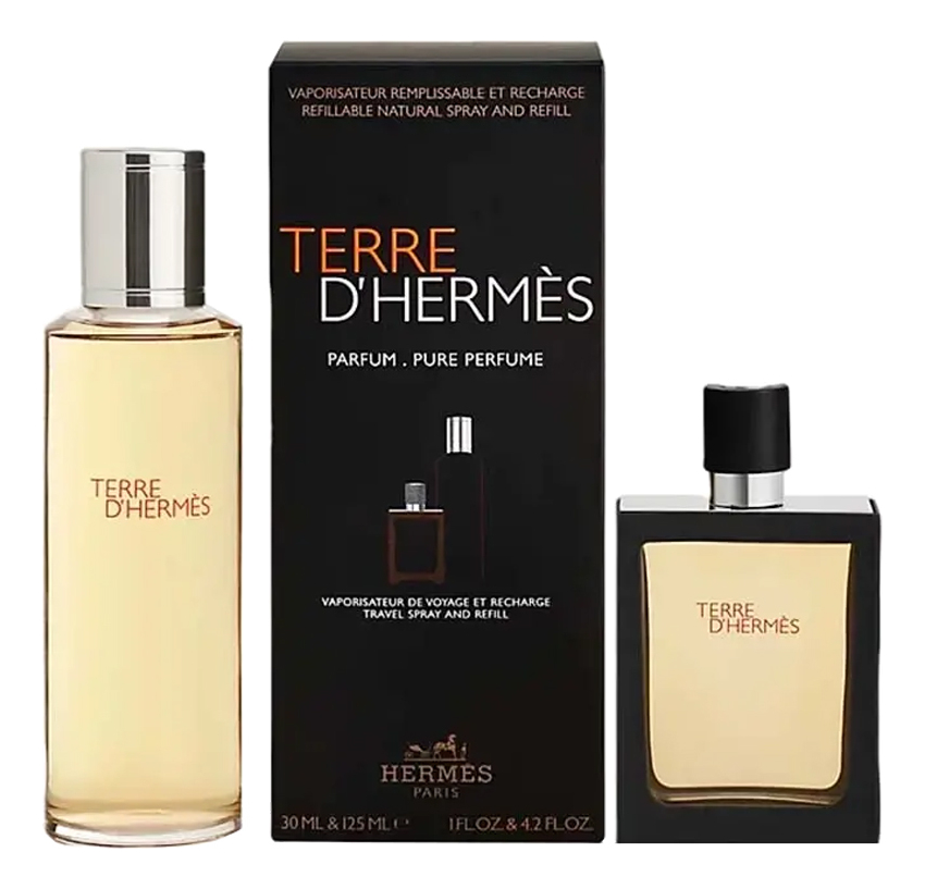 Terre D'Hermes Pour Homme: набор (духи 30мл + духи 125мл запаска)