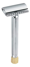 Dovo Станок Т-образный Merkur (безопасная бритва с удлиненной ручкой и регулировкой угла наклона + лезвие)