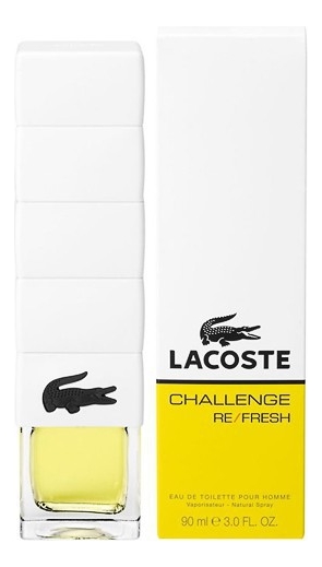 Lacoste Challenge Re/Fresh men: туалетная вода 90мл