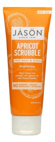 Скраб для лица с абрикосовым маслом Brightening Apricot Scrubble Pure Natural Facial Wash &amp; Scrub 113мл от Randewoo