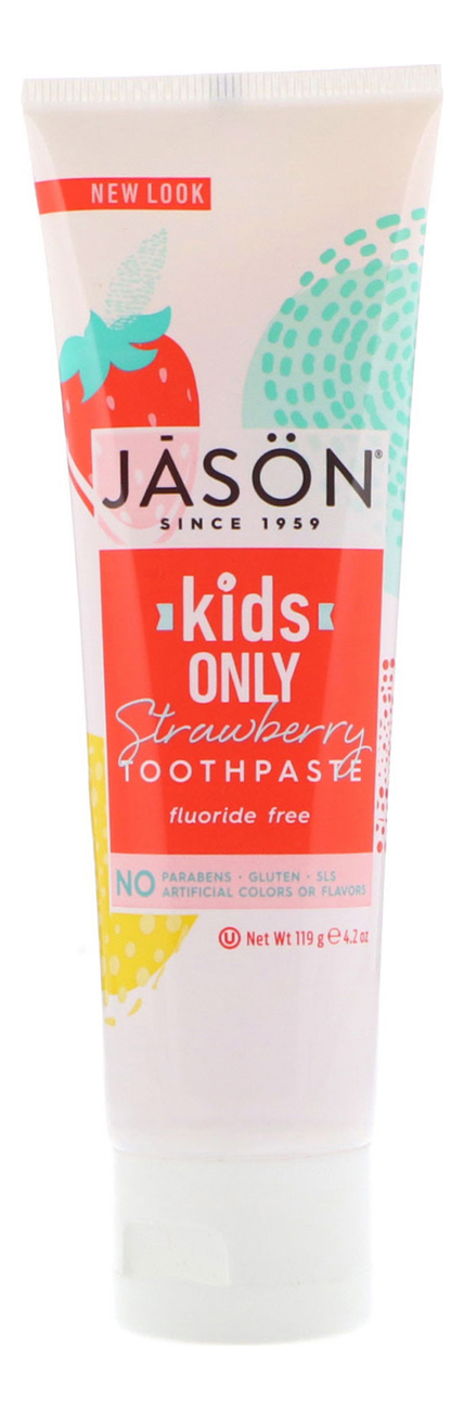 Зубная паста для детей Клубничная Kids Only! Natural Toothpaste Strawberry 119г от Randewoo