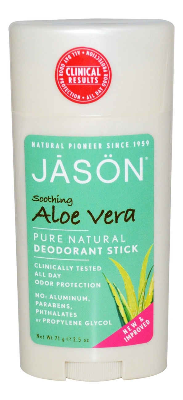 

Дезодорант-стик успокаивающий с экстрактом алоэ вера Soothing Aloe Vera Pure Natural Deodorant Stick 71г
