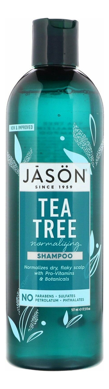 Восстанавливающий шампунь для волос с маслом чайного дерева Normalizing Tea Tree Treatment Shampoo 517мл 2698₽