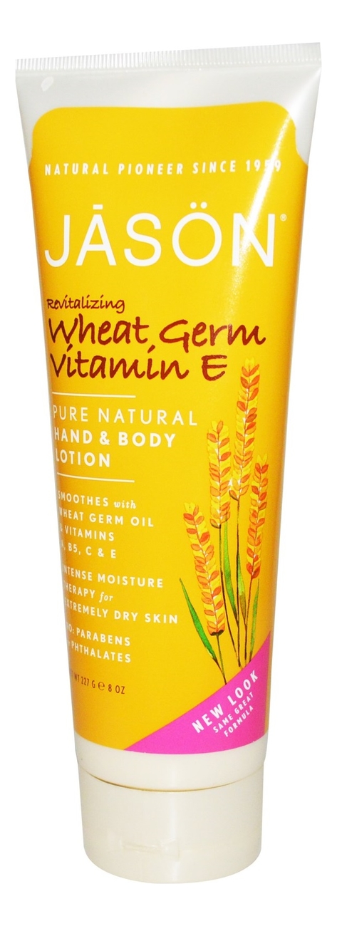 Лосьон для рук и тела с витаминами Revitalizing Wheat Germ Vitamin E Pure Natural Hand & Body Lotion 227мл