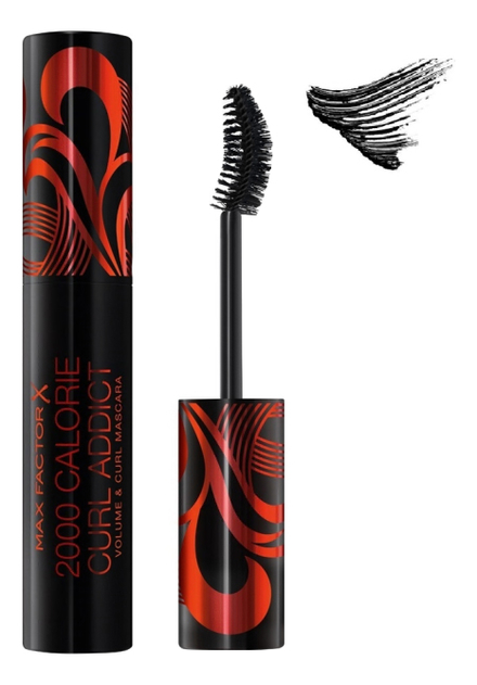 

Тушь для ресниц подкручивающая 2000 Calorie Curl Addict Volume & Curl Mascara 11мл: 01 Black, Тушь для ресниц подкручивающая 2000 Calorie Curl Addict Volume & Curl Mascara 11мл