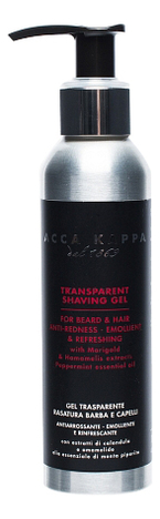 Гель для бритья Transparent Shaving Gel 125мл