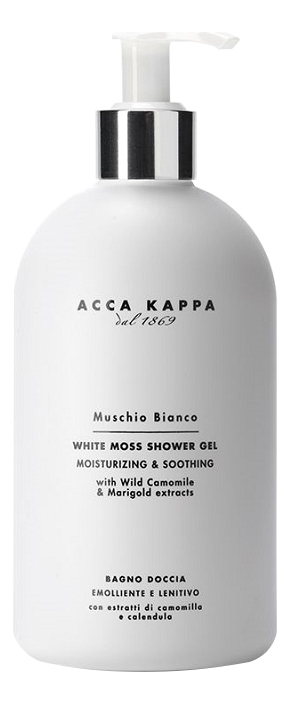 Купить Гель для душа и ванны Белый Мускус White Moss Shower Gel 500мл, Acca Kappa