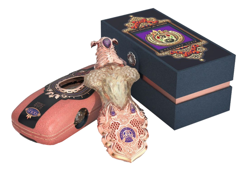 

Opulent Gold Edition for Women: парфюмерная вода 40мл ЛЮКС (в золоте - кожаный чехол - хрустальный флакон с кристаллом Swarovski), Opulent Gold Edition For Women