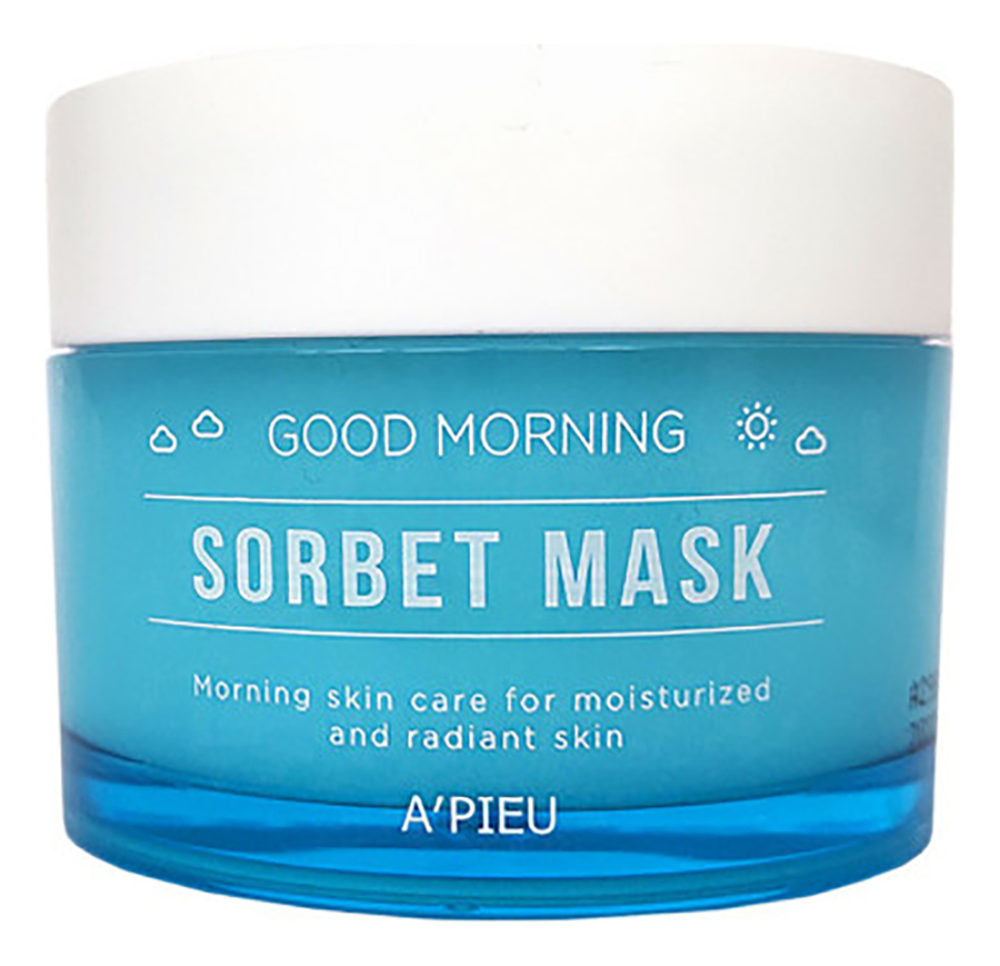 Morning mask. Маска APIEU good morning Sorbet Mask. A'PIEU маска-сорбет для лица good morning Sorbet Mask. A'PIEU good morning Sorbet Mask 100 мл. A'PIEU good morning Sorbet Mask 105 мл.