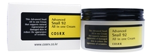 COSRX Крем для лица с экстрактом муцина улитки Advanced Snail 92 All In One Cream 100мл