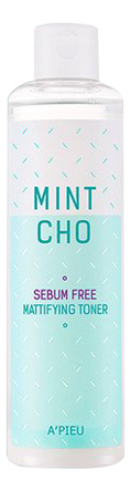

Матирующий тонер для лица Mint Cho Sebum Free Mattifying Toner 245мл