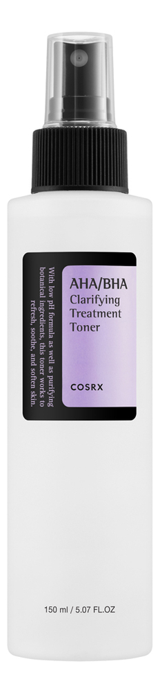 cosrx aha bha clarifying treatment toner Тонер для лица AHA/BHA Clarifying Treatment Toner 150мл