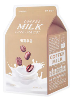 Маска для лица с экстрактом кофейных зерен Coffee Milk One-Pack 21г от Randewoo