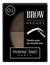 Vivienne Sabo Тени для бровей двойные Brow Arcade Poudre Pour Les Sourcils Duo 1,6г