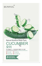 EUNYUL Тканевая маска для лица с экстрактом огурца Natural Moisture Mask Pack Cucumber 22мл