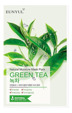 EUNYUL Тканевая маска для лица Natural Moisture Mask Pack Green Tea 23мл