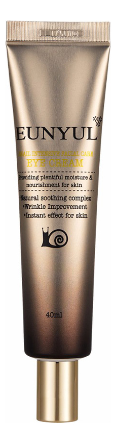 

Крем для кожи вокруг глаз с муцином улитки Snail Intensive Facial Care Eye Cream 40мл