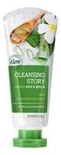 Welcos Пенка для умывания Cleansing Story Foam Cleansing Aloe 120г