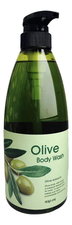 Welcos Гель для душа с экстрактом оливы расслабляющий Olive Body Cleanser 740мл