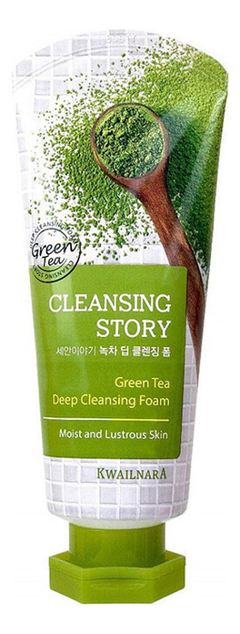 Купить Пенка для умывания Cleansing Story Foam Cleansing Green Tea 120г, Welcos