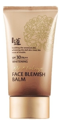 

BB крем с экстрактом черной икры Lotus No Make Up Face Blemish Balm SPF30 PA++ 50мл