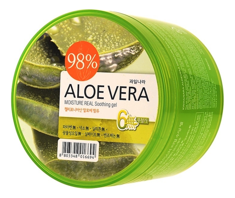 Гель для тела успокаивающий Body Phren Aloe Vera Moisture Real Soothing Gel 500г: Гель 500г