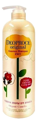 

Шампунь-бальзам для волос с экстрактом камелии Original Essence 2 in 1 Shampoo Camellia 1000мл