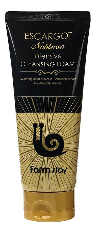 

Пенка очищающая с муцином королевской улитки Escargot Noblesse Intensive Cleansing Foam 180мл