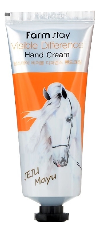 

Крем для рук c лошадиным маслом Visible Difference Hand Cream Jeju Mayu 100г