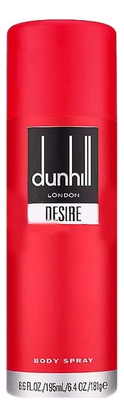 Alfred Dunhill Desire for a Men: спрей для тела 195мл alfred dunhill desire blue men спрей для тела 195мл