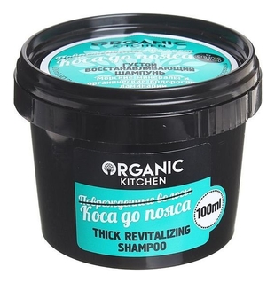 Густой восстанавливающий шампунь Коса до пояса Organic Kitchen Thick Revitalizing Shampoo 100мл