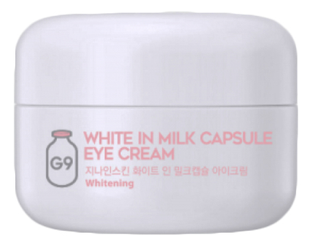 

Крем для области вокруг глаз осветляющий с молочными протеинами G9 Skin White In Milk Capsule Eye Cream 30г