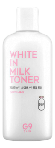 

Тонер для лица осветляющий G9 Skin White In Milk Toner 300мл