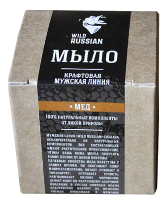 

Мыло для лица и тела Крафтовая линия (мед)