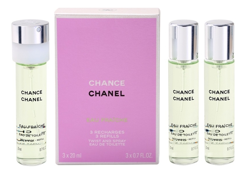 

Chance Eau Fraiche: туалетная вода 3*20мл запаски, Chance Eau Fraiche
