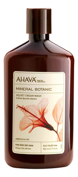 Крем для душа Гибискус и инжир Mineral Botanic Velvet Cream Wash Hibiscus & Fig 500мл