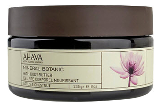 

Масло для тела Лотос и каштан Mineral Botanic Rich Body Butter Lotus & Chestnut 235г