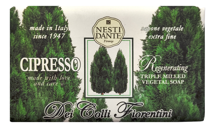 

Мыло Dei Colli Fiorentini Regenerating Cipresso Soap 250г (восстанавливающий кипарис)