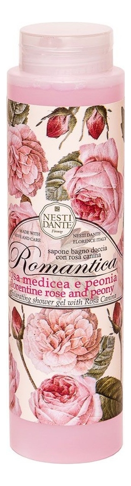 Гель для душа Romantica Florentine Rose & Peony 300мл (флорентийская роза и пион)