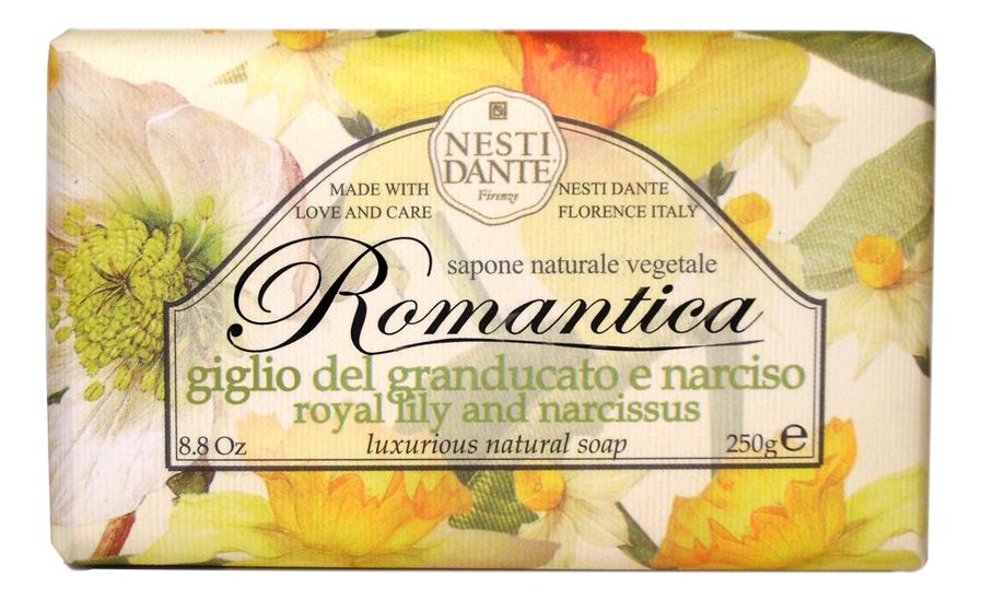 

Мыло Romantica Royal Lily & Narcissus Soap 250г (королевская лилия и нарцисс)