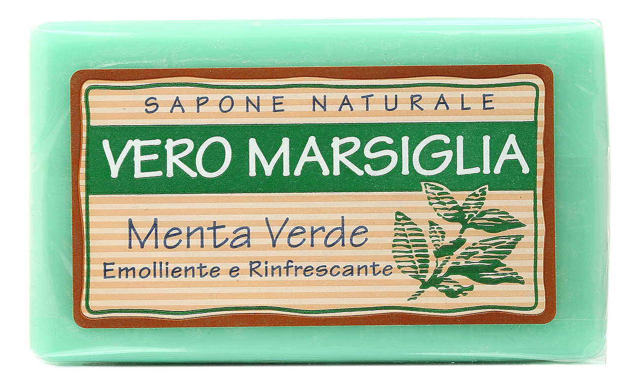 

Мыло Vero Marsiglia Menta Verde Soap 150г (зеленая мята)