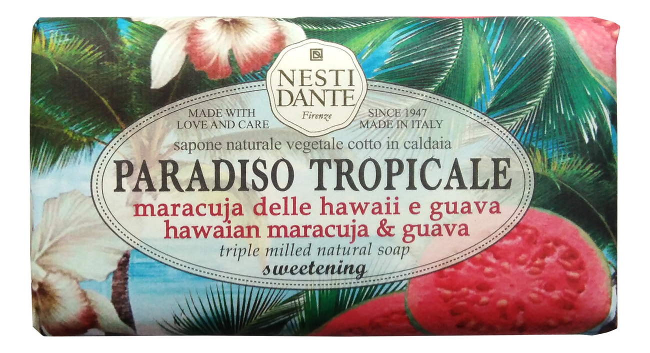 

Мыло Paradiso Tropicale Hawaiian Maracuja & Guava Soap 250г (гуава и маракуя)