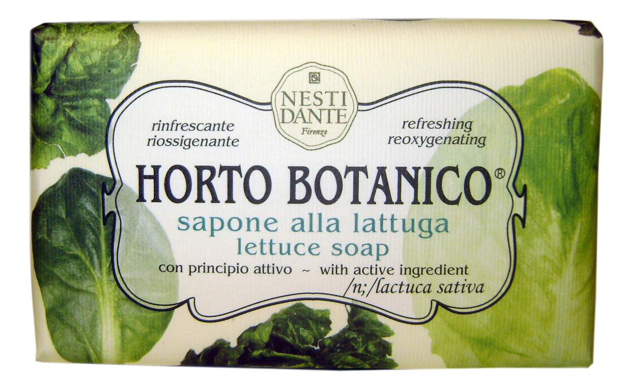 

Мыло Horto Botanico Lettuce Soap 250г (листья салата)