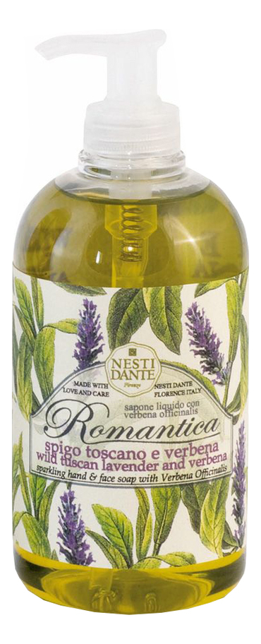

Жидкое мыло Romantica Wild Tuscan Lavender & Verbena 500мл (дикая тосканская лаванда и вербена)