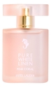 White Linen Pure Pink Coral