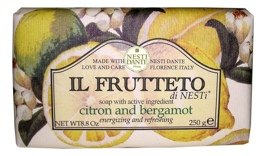 

Мыло Il Frutteto Citron & Bergamot Soap 250г (лимон и бергамот)